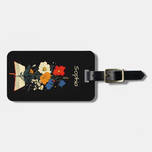 Blooming Book ラゲッジタグ (正面横)
