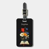 Blooming Book ラゲッジタグ (正面縦)