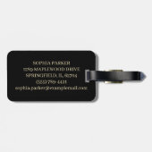 Blooming Book ラゲッジタグ (裏面横)