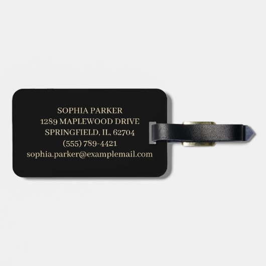 Blooming Book ラゲッジタグ (裏面横)