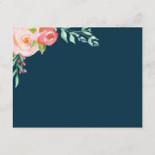 【 blooming botanical 】 | 結婚披露宴のご案内 エンクロージャーカード (裏面)