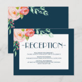 Blooming Botanicals | 結婚式の招待状 エンクロージャーカード (正面/裏面)