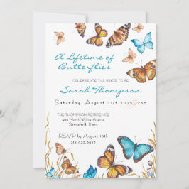 Blooming Butterflies Always Butterflies Bridal  招待状