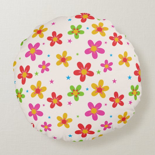 Blooming Comfort, Summer Style!" ラウンドクッション (裏面)