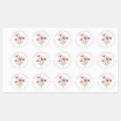 Blooming Cosmos Garden Party 返信先住所 ラベル (シート)