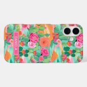 Blooming Desert Cacti オリジナルデザイン Case-Mate iPhoneケース (裏面 (横))