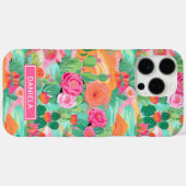 Blooming Desert Cacti Personalized Case-Mate iPhoneケース (裏面 (横))