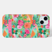 Blooming Desert Cacti Personalized Case-Mate iPhoneケース (裏面 (横))