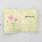 Blooming Fabulous! Yellow Floral Garden  カード (内部)