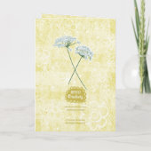 Blooming Fabulous! Yellow Floral Garden  カード (裏面)