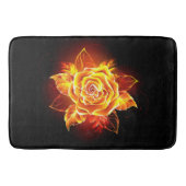 Blooming Fire Rose バスマット (正面)