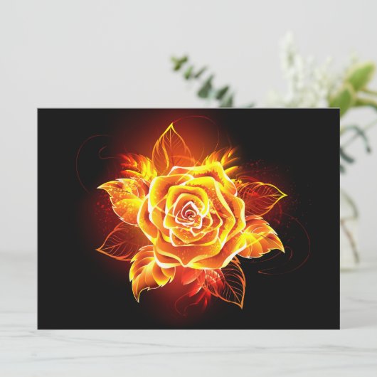 Blooming Fire Rose 案内状 (スタンド正面)