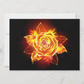 Blooming Fire Rose 案内状 (正面)