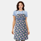 Blooming flavors. All-Over Print Apron エプロン (着用した状態)