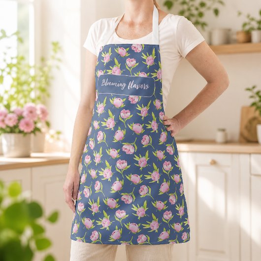 Blooming flavors. All-Over Print Apron エプロン