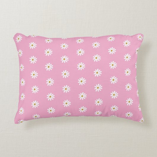 Blooming Flower Design Accent Pillow for Home Deco アクセントクッション (正面)