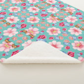 Blooming flower garden シェルパブランケット (3/4)