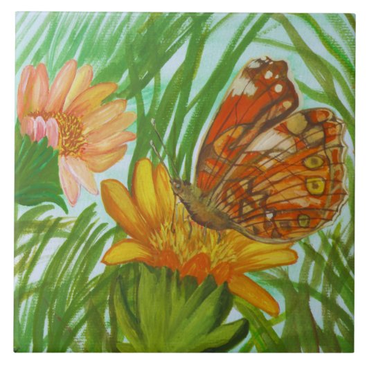 Blooming flower garden タイル (正面)