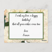 Blooming flower garden ポストカード (裏面)