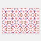 Blooming flower garden ラッピングペーパーシート (正面2)