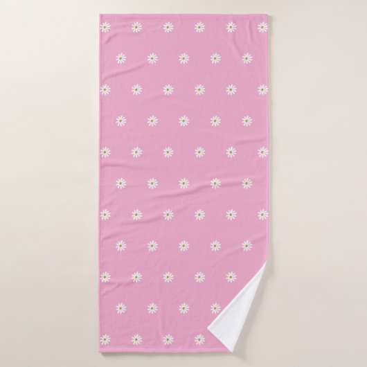Blooming Flower Pattern Bath Towel with Style バスタオル (バスタオル)