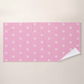 Blooming Flower Pattern Bath Towel with Style バスタオル (バスタオル)