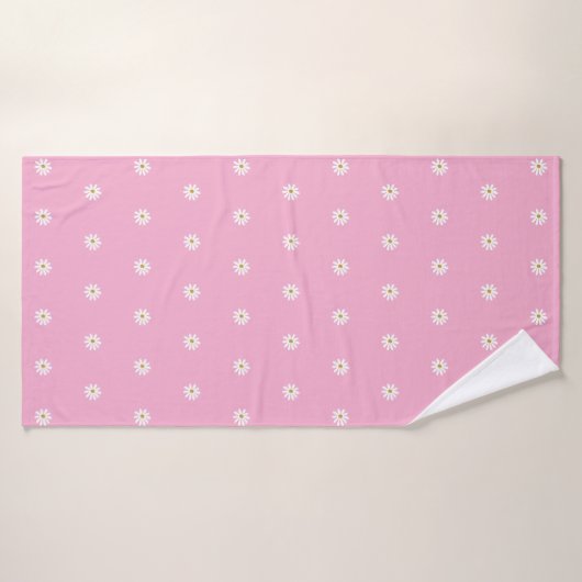 Blooming Flower Pattern Bath Towel with Style バスタオル (バスタオル)