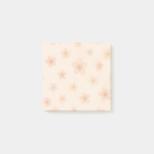 Blooming Garden Rose Sticky Notes ポストイット (正面)