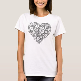 Blooming heart t-shirt tシャツ