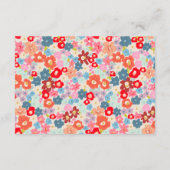 Blooming Joy 結婚's Cumbate Color Palette エンクロージャーカード (裏面)