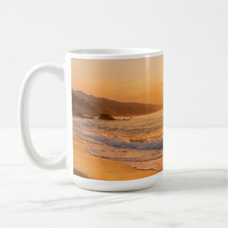 Blooming Lavender Field at Golden Sunset Provence コーヒーマグカップ
