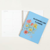 Blooming Like Flowers | 水彩フラワー プランナー手帳 (ディスプレー)