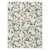 Blooming Lilies in Ivory Green テーブルクロス (正面)