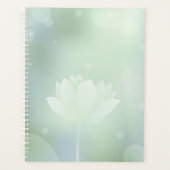 Blooming Lotus Hardcover Daily Planner プランナー手帳 (正面)