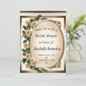 Blooming Love - Custom Bridal shower Invitations 招待状 (スタンド正面)