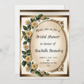 Blooming Love - Custom Bridal shower Invitations 招待状 (正面/裏面)