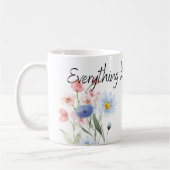 Blooming Love: Oil Painting Floral Mug - Everythin コーヒーマグカップ (左)