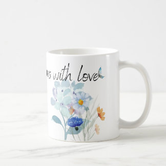 Blooming Love: Oil Painting Floral Mug - Everythin コーヒーマグカップ