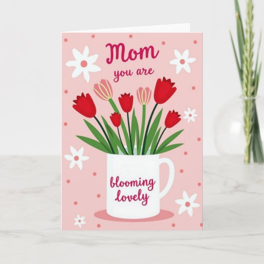 Blooming Lovely Mug Card カード (正面)