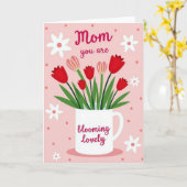 Blooming Lovely Mug Card カード (黄色い花)