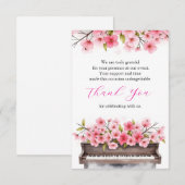 Blooming Melody サンキューカード (正面/裏面)