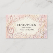 Blooming Melody 名刺 (裏面)