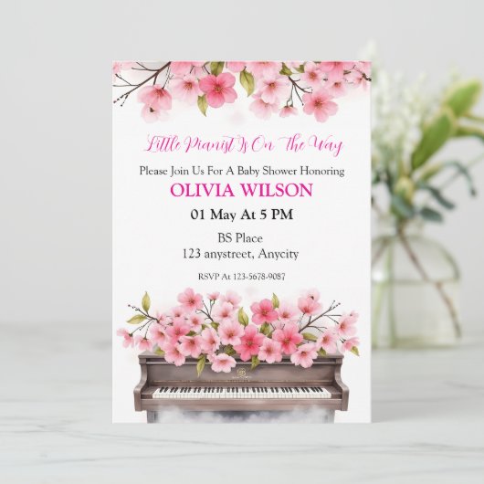 Blooming Melody 招待状 (スタンド正面)