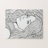 Blooming Muse – Color Me ジグソーパズル (横)