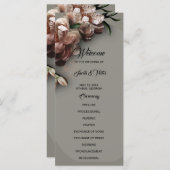 Blooming Peonies 2 sided Program (正面/裏面)