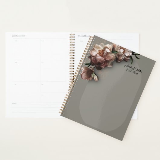 Blooming Peonies Stationery プランナー手帳 (ディスプレー)