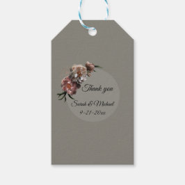 Blooming Peonies stickers wedding invitations ギフトタグ