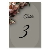 Blooming Peonies Table Number テーブルナンバー (裏面)