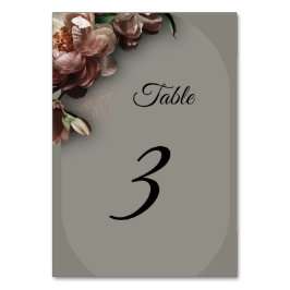 Blooming Peonies Table Number テーブルナンバー