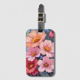 Blooming Petals | フローラル水彩画 ラゲッジタグ